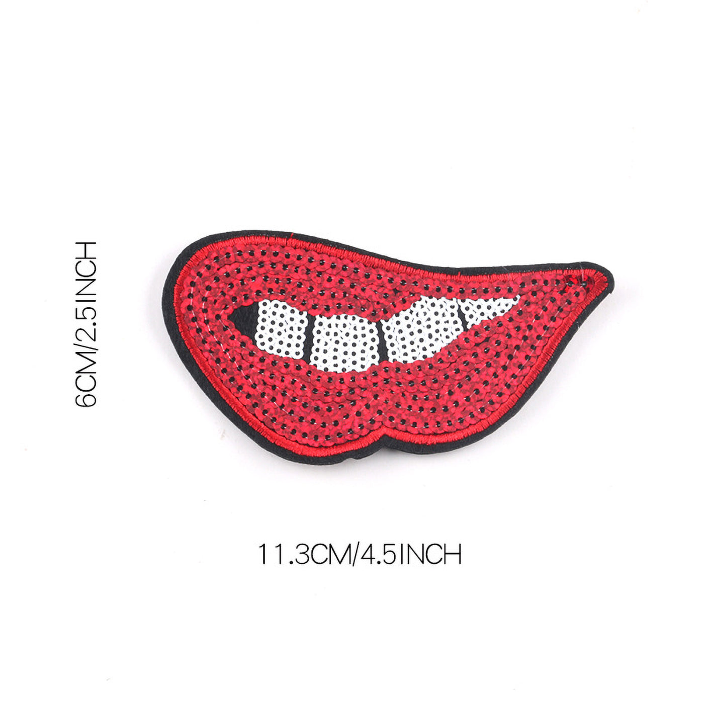 Girly Iron On Sparkle Sequin Patch