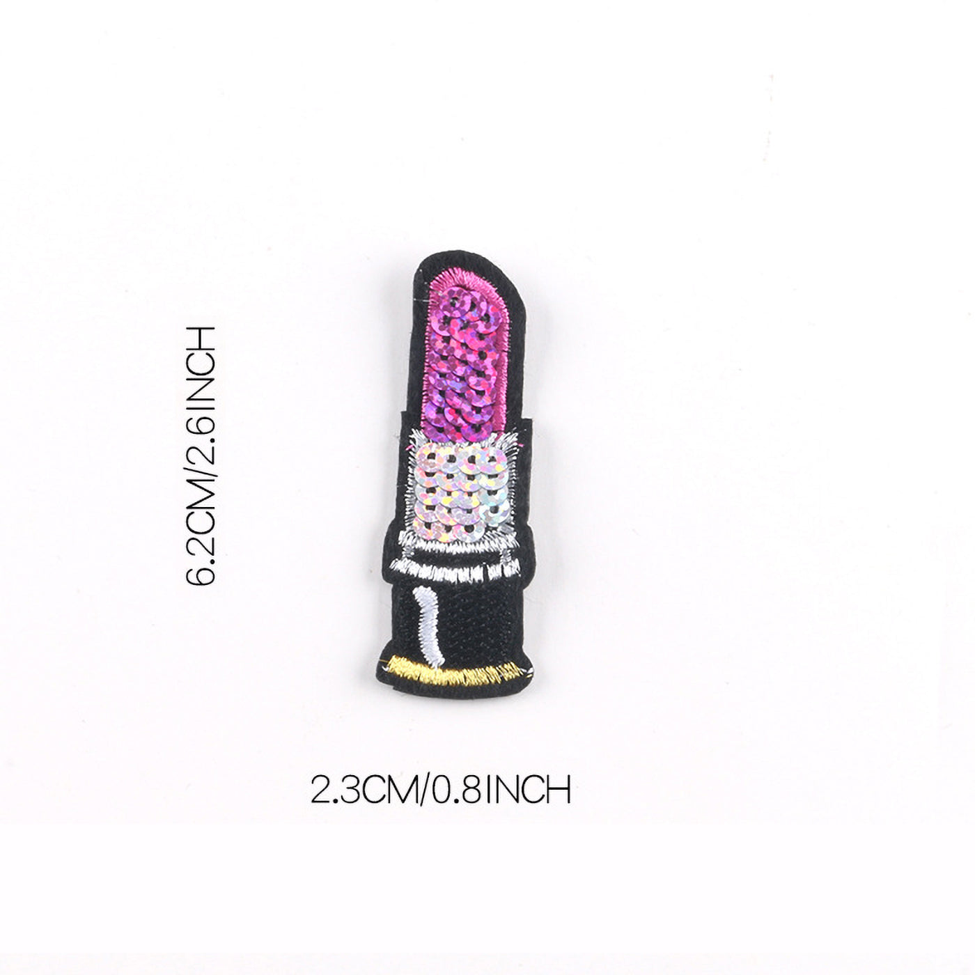 Girly Iron On Sparkle Sequin Patch