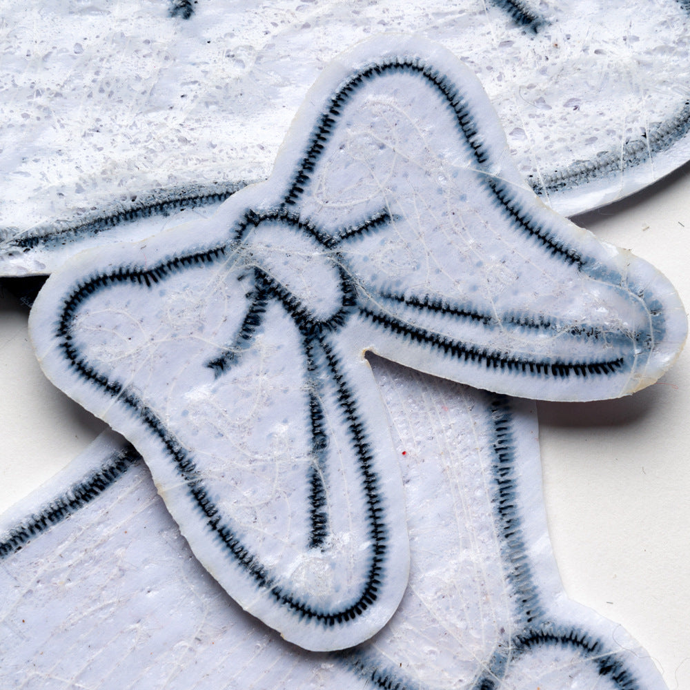 Minnie Mouse Bow Sequin Patch