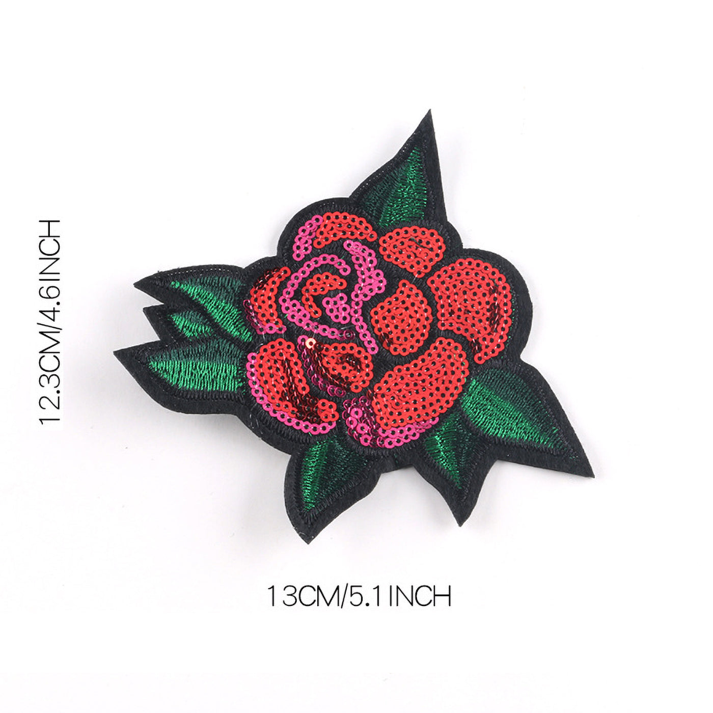Girly Iron On Sparkle Sequin Patch