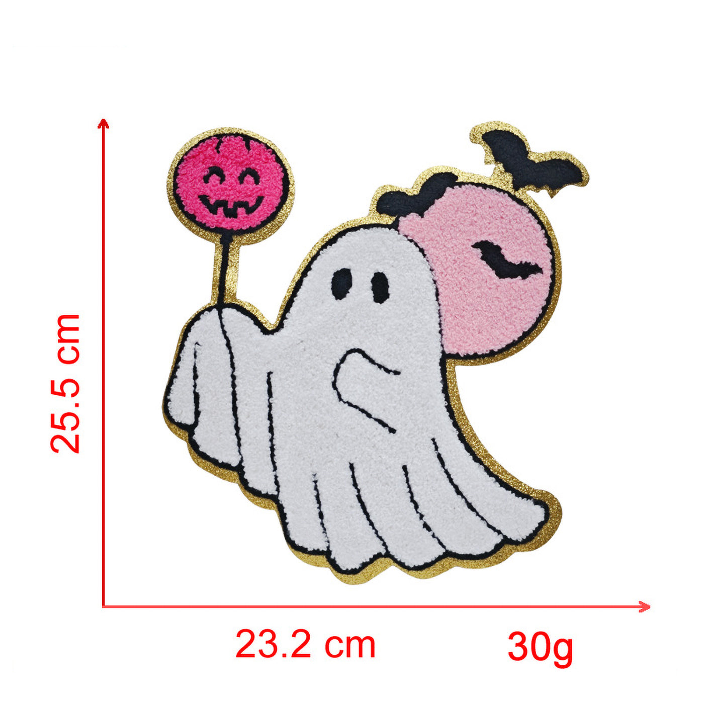 Spooky Halloween Chenille Iron On Patch