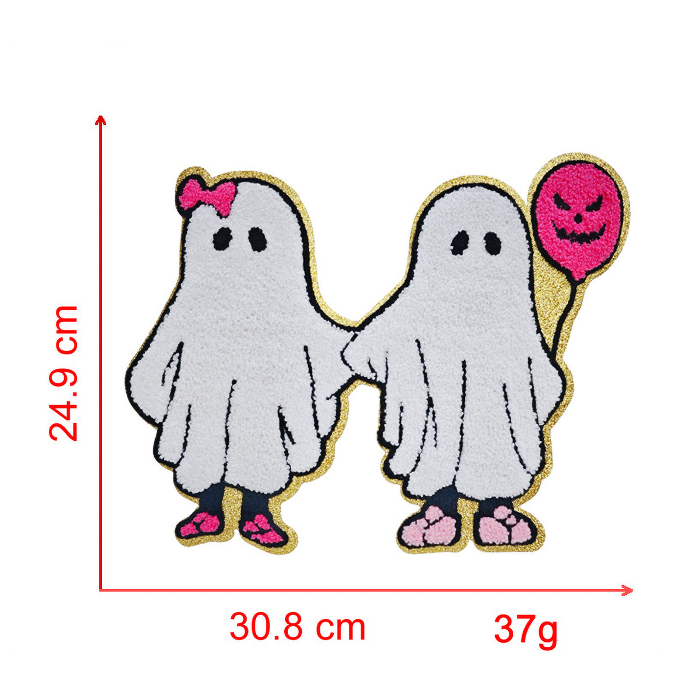 Spooky Halloween Chenille Iron On Patch