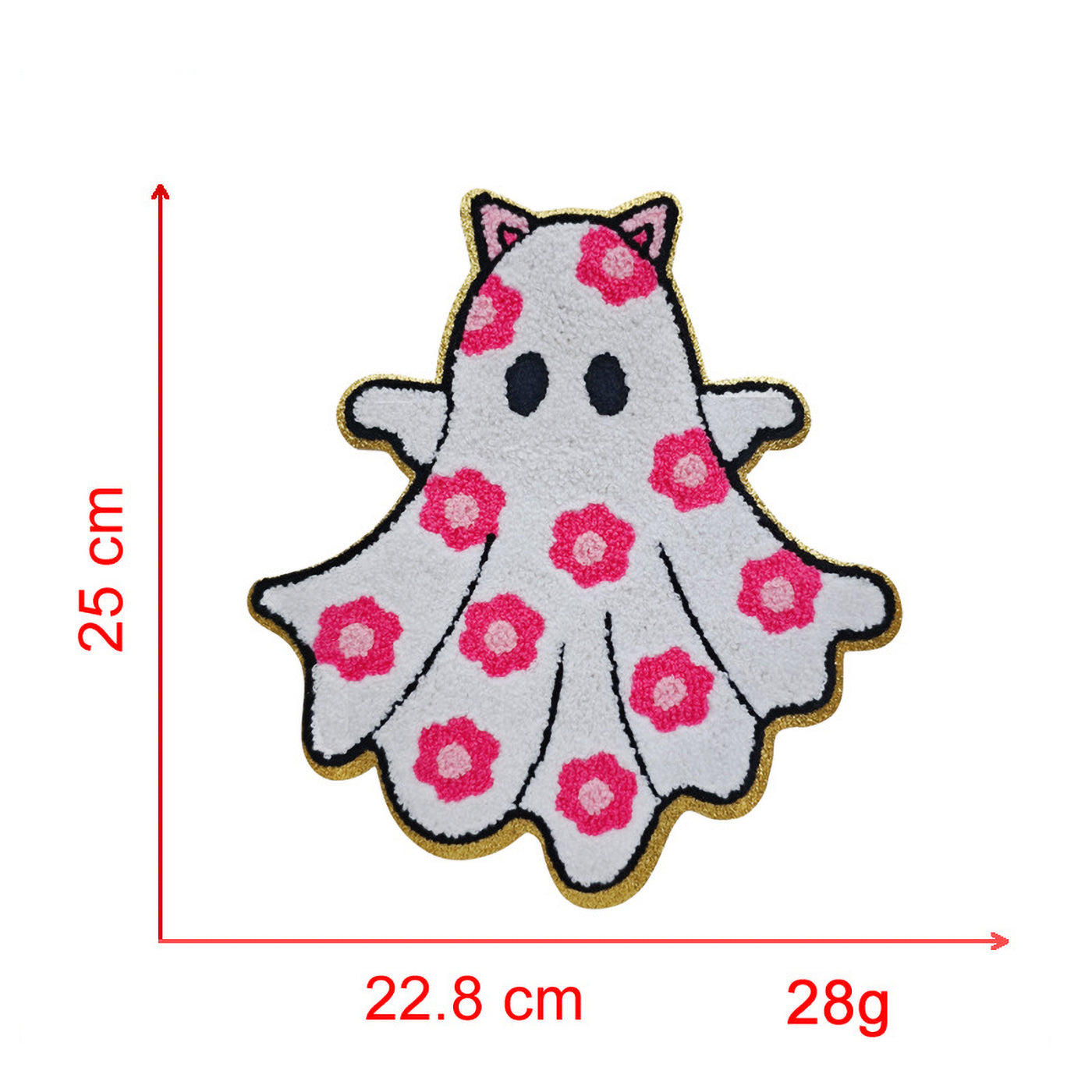 Spooky Halloween Chenille Iron On Patch