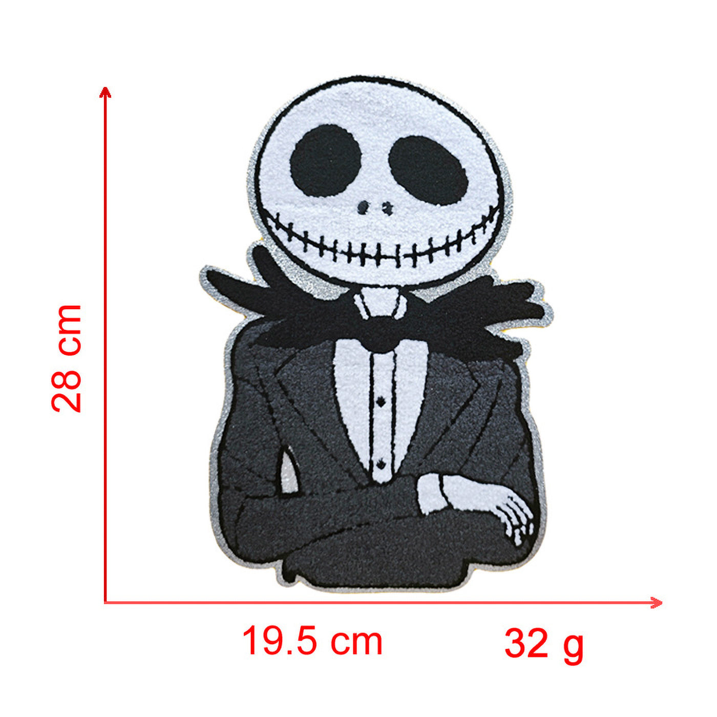 Spooky Halloween Chenille Iron On Patch