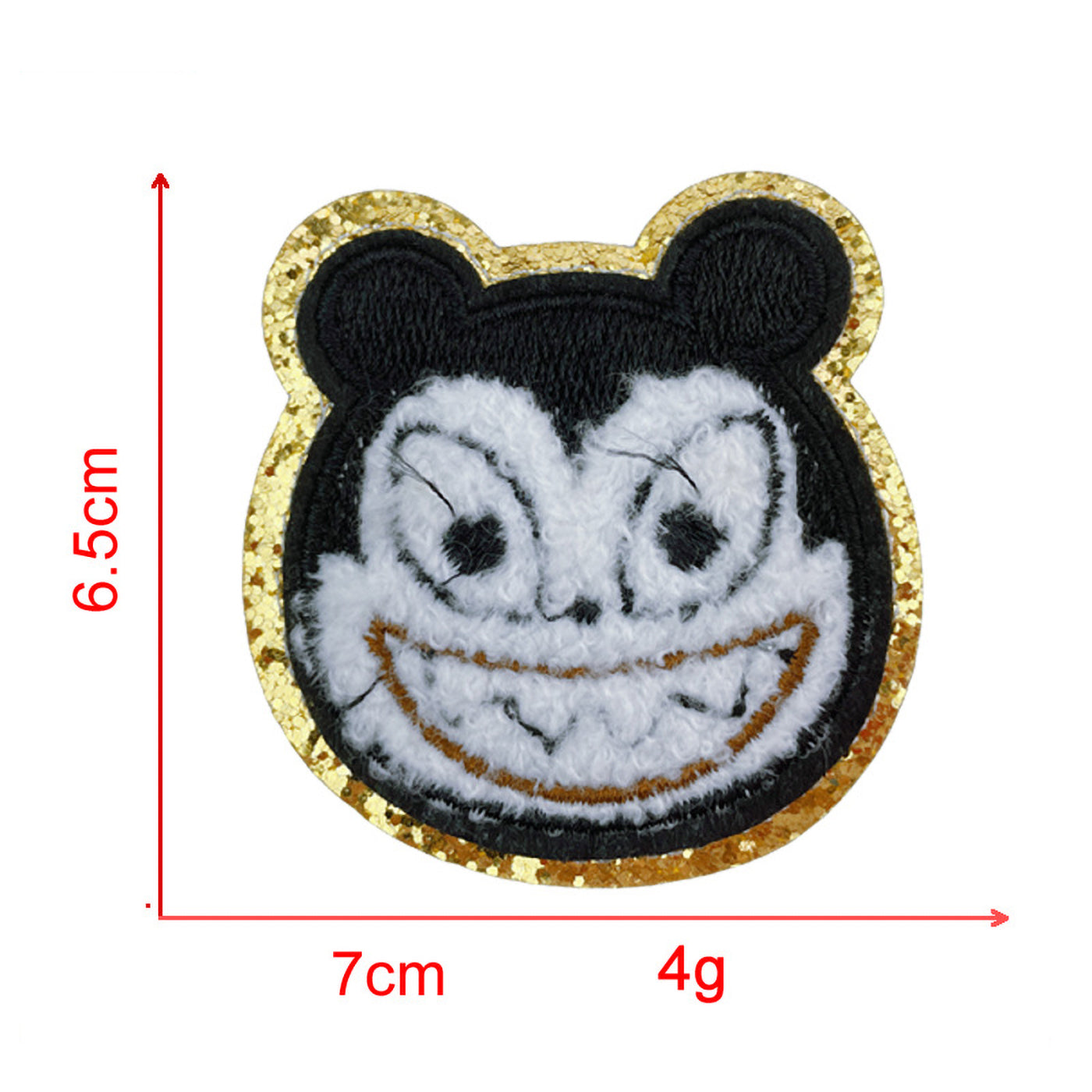 Spooky Halloween Chenille Iron On Patch