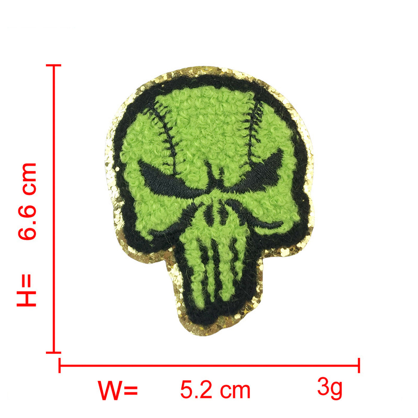Spooky Halloween Chenille Iron On Patch