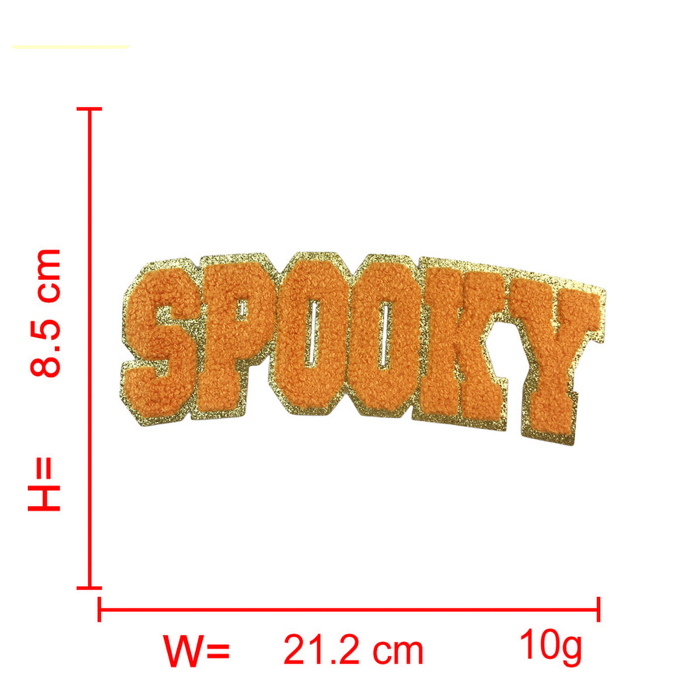 Spooky Halloween Chenille Iron On Patch