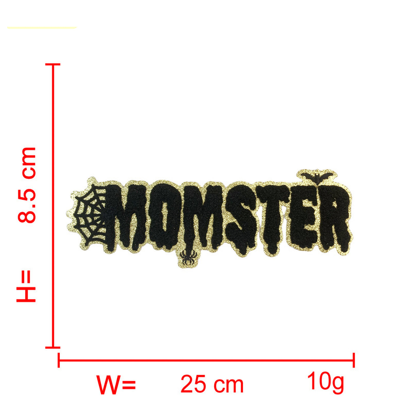 Spooky Halloween Chenille Iron On Patch