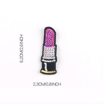 Girly Iron On Sparkle Sequin Patch