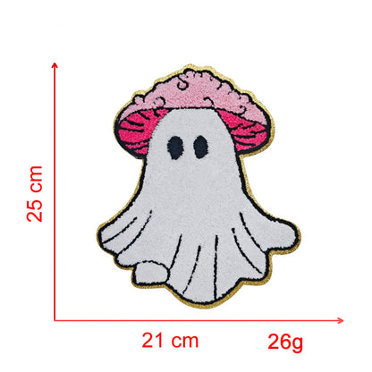 Spooky Halloween Chenille Iron On Patch