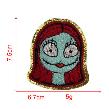 Spooky Halloween Chenille Iron On Patch